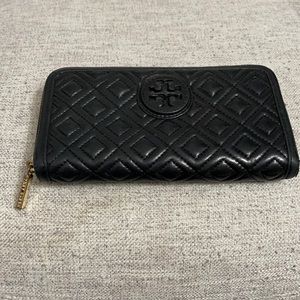 tory burch flaming zippy wallet